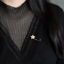 ブローチ おしゃれ ピン エナメル ビーズ コサージュ 軽量 スーツ コート 装飾 アクセサリー ゴールド 星