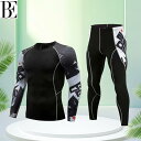 フィットネス 水着 メンズ スイムウェア 夏 トップス ウェットスーツ パンツ 長袖 日焼け防止 紫外線カット 水泳 サーフィン ダイビング シュノーケリング ロング ブラック
