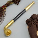 キセル 煙管 パイプ ポット タバコ 喫煙 メンズ レトロ ノスタルジック 木製 無垢材 ドライ フィルター バッグ ロッド ツール ゴールド ブラック グリー...