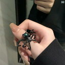 スパイダー 蜘蛛 指輪 リング アクセサリー メンズ レディース ダーク パンク メタル ハロウィン 黒 白