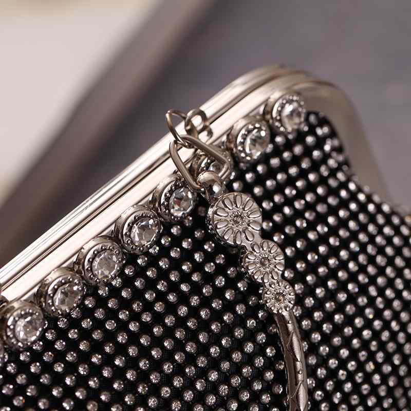 エレガント イブニング パーティー バッグ ラインストーン ハンドバッグ おしゃれ パーティー ドレス ..