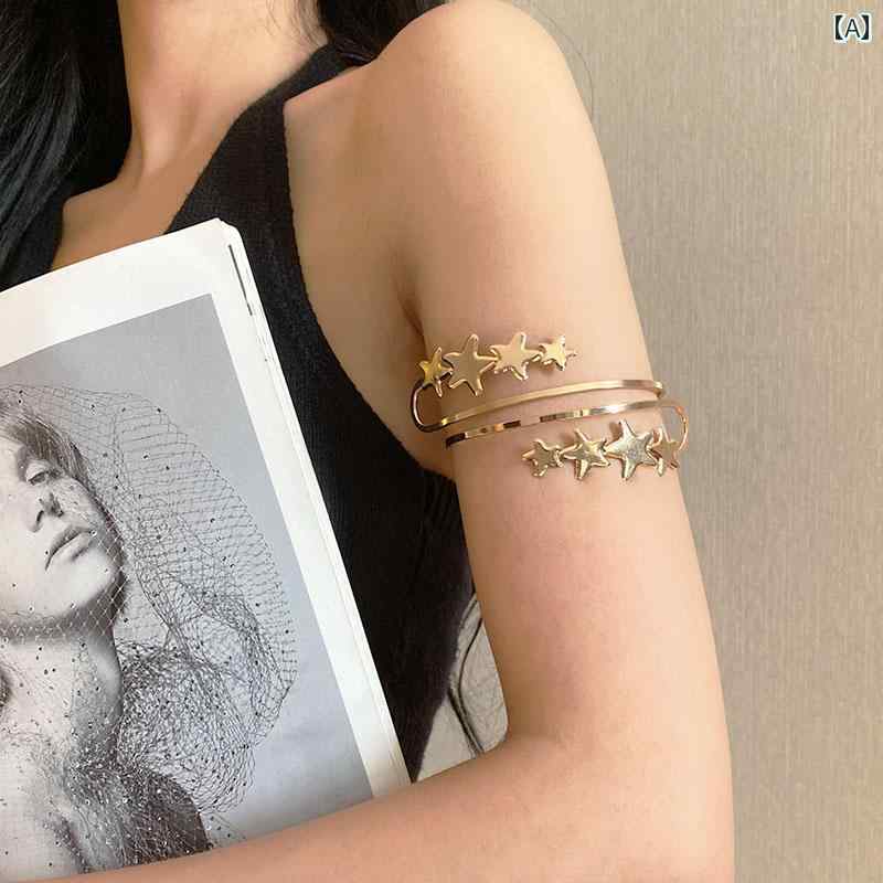 アームレット バングル 腕輪 ブレスレット 二の腕 アクセサリー レディース 蝶 ジュエリー ゴールド