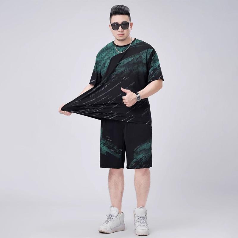 セットアップ 上下セット メンズ 半袖 ハーフパンツ 半パン 夏 スポーツ カジュアル Tシャツ ショートパンツ ツーピース ラウンドネック 速乾 ゆったり レ...