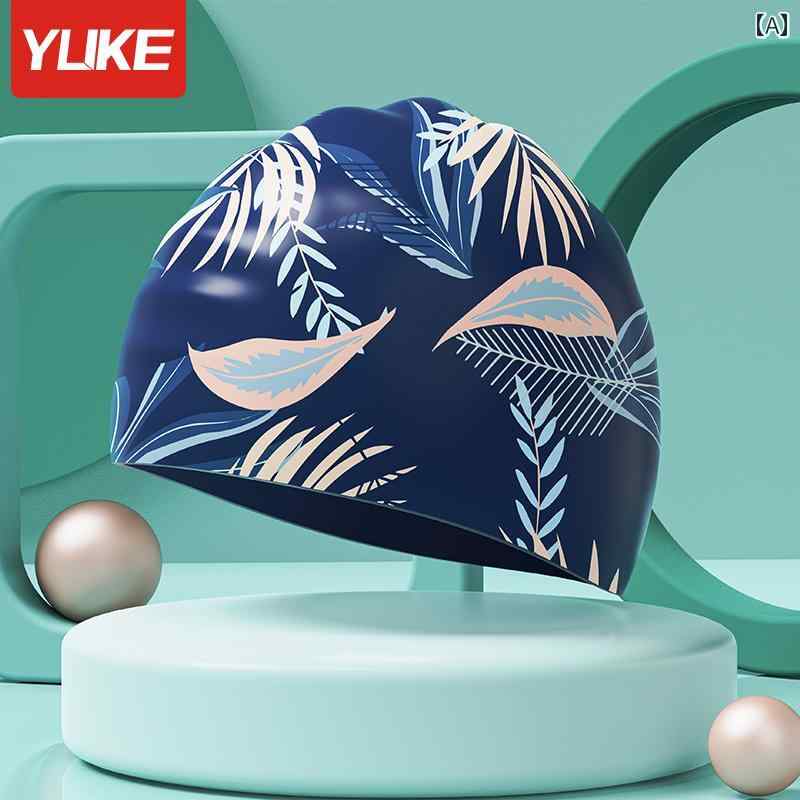 スイムキャップ 大人 水泳帽 メンズ レディース 夏 耳カバー ロングヘア 大きいサイズ 防水 シリコン ..