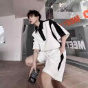 セットアップ 上下セット メンズ 半袖 ハーフパンツ 半パン 夏 カジュアル ファッション ポロシャツ ハーフジップ ショートパンツ ツーピース ゆったり オー...