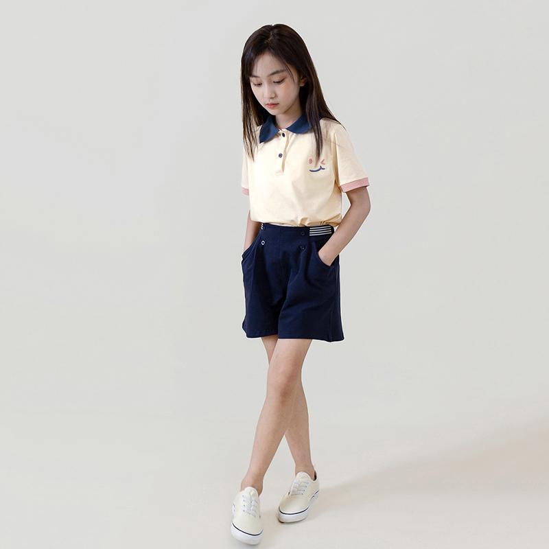 ポロシャツ キッズ 半袖 女の子 子供服 夏 カジュアル かわいい ガーリー ファッション おしゃれ トッ..