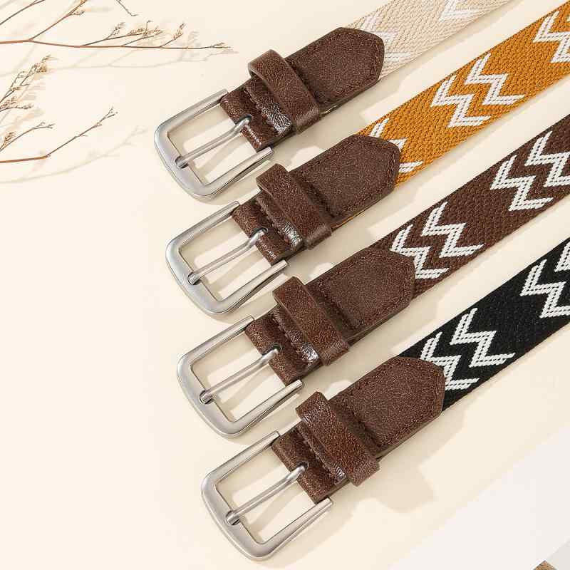 ベルト カジュアル ボヘミアン風 普段使い 通勤 通学 学生向け ナイロン素材 亜鉛合金バックル 快適 万..