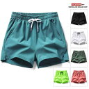 ショートパンツ メンズ 男性用 夏用 ハーフパンツ 薄手 高ストレッチ 伸縮性 ポリエステル素材 ストレートシルエット カジュアル スポーツ ストリートファッション 普段着 白 黒 青