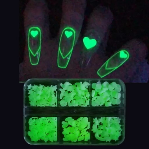 ネイルパーツ 12マス 冬 クリスマス 雪の結晶 スノーフレーク 夜光 蓄光 プラスチック レジン製 かわいい スウィート インスタ映え ハート 星空 星 ネイルパーツ 12マス 冬 クリスマス 雪の結晶 スノーフレーク 夜光 蓄光 プラスチック レジン製 かわいい スウィート インスタ映え ハート 星空 星