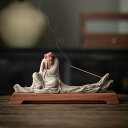 置物 陶磁器 紫砂 禅意 李白 達磨 人物像 工芸品 茶道 卓上 リビング 書斎 玄関 和風 インテリア オブジェ 癒し 瞑想 開運 縁起物