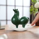 置物 かわいい 小型 ロッキングホース 中国風 唐風 緑馬 陶器製 セラミック デスクトップ オブジェ 書斎 オフィス 卓上 インテリア 癒しアイテム