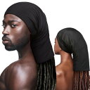 ナイトキャップ メンズ 睡眠用 就寝用 ヘアケア 髪型キープ 帽子 つば広 幅広 再生繊維 ポリエステル 伸縮性 ストレッチ 速乾 通気性 ブラック ブルー レ...