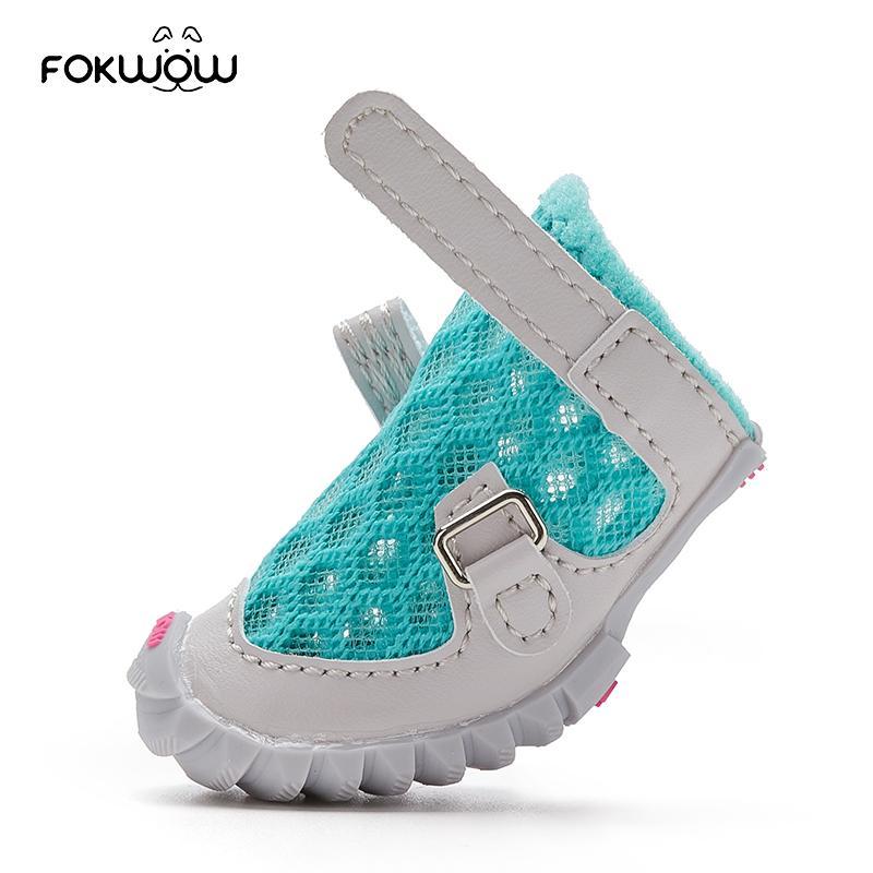 犬 靴 ドッグシューズ かわいい 小型犬 ペット 通気性 ソフトソール カジュアル ブルー グリーン ブラ..