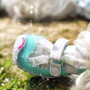 犬 靴 ドッグシューズ かわいい レインブーツ ペット 小型犬 防水 滑り止め カジュアル ブルー グリーン ピンク