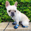犬 靴 ドッグシューズ 防水 ソフトソール かわいい 4足 セット 小型犬 ペット 通気性 滑り止め ブルー ピンク オレンジ
