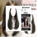 部分ウィッグ レディース ボリュームアップ 増毛 ふんわり エクステ ヘアピース つけ毛 ワンタッチ 簡単装着 耐熱ファイバー 目立たない シームレス 跡なし 内巻き ウェーブ レイヤー ロング ミディアム 自然な黒 ダークブラウン ライトブラウン