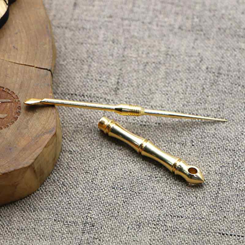 耳かき キーホルダー 大人用 真鍮製 ブラス 個性的 ユニーク ラインストーン装飾 龍の彫刻 ドラゴンモ..