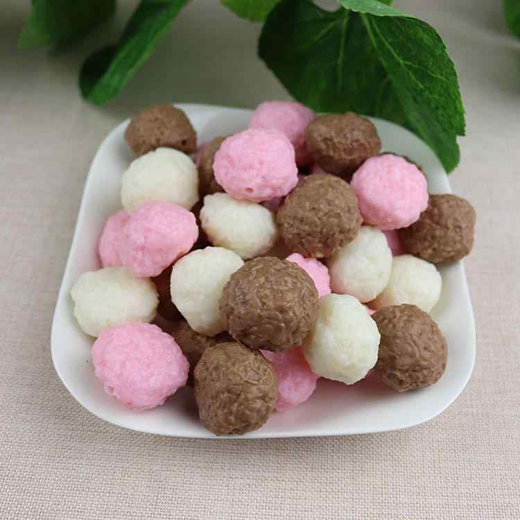 楽天Grams楽天市場店食品サンプル リアル 肉団子 魚団子 牛肉団子 エビ団子 火鍋 鍋料理 おでん具材 中華料理 ディスプレイ 店舗装飾 メニュー用 見本 フェイクフード 飲食店用 ショーケース