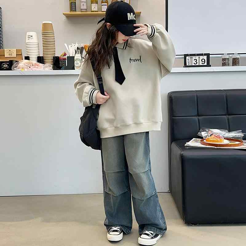 ポロシャツ キッズ 長袖 女の子 子供服 春秋 カジュアル レトロ 韓国 トップス トレーナー プルオーバ..