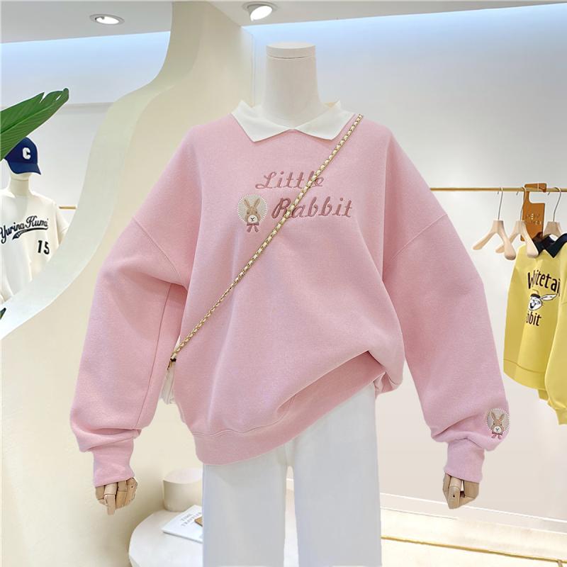 ポロシャツ キッズ 長袖 女の子 子供服 春秋 カジュアル かわいい ガーリー トップス トレーナー プル..