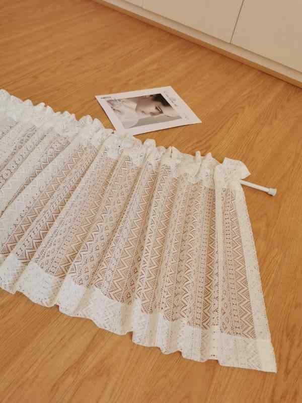 カフェカーテン おしゃれ 小窓 レース ショート パーティション ハーフ キャビネット コーヒーショップ 風水 レトロ