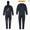 サーフィン フルスーツ メンズ レディース フード 長袖 ジッパー 長ズボン 水着 保温 ダイビング 厚手 ソックス セット ブラック