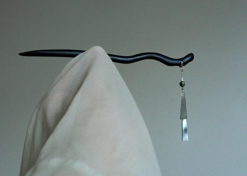 かんざし 一本本 レディース ヘアアクセサリー 髪飾り ヘアピン 中国風 ジュエリー サンダルウッド ヘッドドレス ブラック