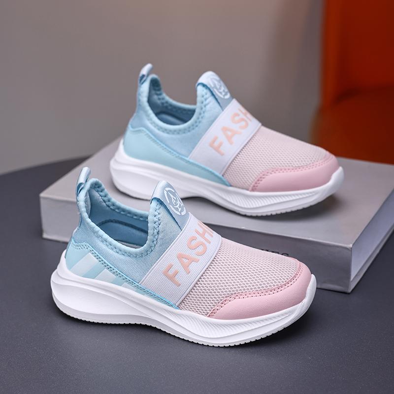 スニーカー キッズ 女の子 夏 ローカット シューズ ソフトソール スリッポン カジュアル スポーツ 通気..