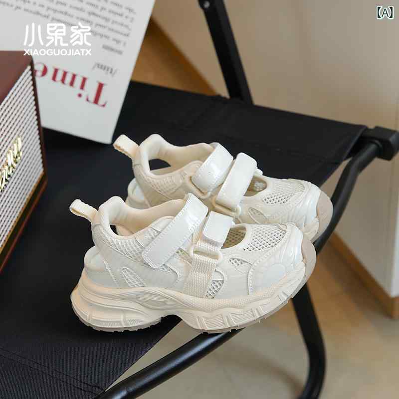 子供 靴、 子供用 スポーツ シューズ、 夏用 女の子 靴、 シングル メッシュ パパ シューズ、 女の子用..