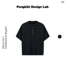 張 老と 魯 暁 魯 PONGKIKI アイビーリーグ 風 ポロシャツ レディース 大きいサイズ 半袖 Tシャツ in スリムで 肉 感 たっぷり 夏 トップス|詳細画像