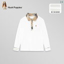 ハッシュパピーの 子供 服、 女の子用 ポロシャツ、 春秋、 ビッグ キッズ、 ベビー、 長袖 Tシャツ、 子供用 カレッジ、 ボトムス シャツ