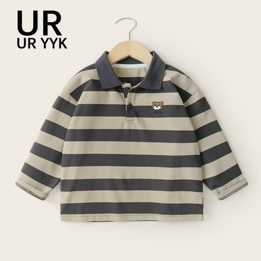 ポロシャツ キッズ 長袖 男の子 子供服 コットン 襟付き トップス カジュアル ファッション 春秋 カーキ ベージュ ブラウン ポロシャツ キッズ 長袖 男の子 子供服 コットン 襟付き トップス カジュアル ファッション 春秋 カーキ ベージュ ブラウン