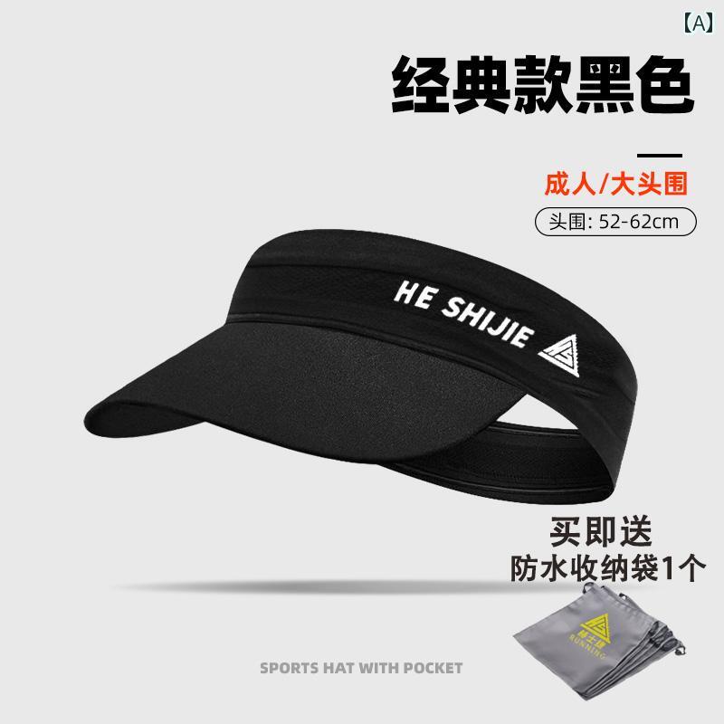 Grams楽天市場店のサンバイザー メンズ レディース 春夏 速乾 UVカット 紫外線対策 日よけ マラソン ランニング テニス スポーツ 軽量 通気性 折りたたみ コンパクト キャップ アウトドア ウォーキング ブラック グレー ピンク｜アングル2