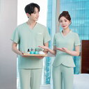 ユニフォーム レディース エステ サロン 美容院 マッサージ リラクゼーション SPA 施術着 受付 制服 高級感 上質 上下セット パンツセット スカートセッ...