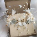 髪飾り ブライダル 花嫁 キッズ 子供用 ヘッドドレス ヘアクリップ 森ガール風 ナチュラル シルクオーガンジー シアー素材 上品 華やか かわいい フォーマル 発表会 舞台 イベント