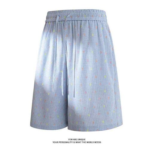 ショートパンツ メンズ ドット柄 カラフル 夏用 薄手 軽量 通気性 リラックス ゆったり カジュアル ストレート ポリエステル 合繊 韓国風 ショートパンツ メンズ ドット柄 カラフル 夏用 薄手 軽量 通気性 リラックス ゆったり カジュアル ストレート ポリエステル 合繊 韓国風