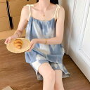 ルームウェア レディース セクシー キャミソール カップ付き ショートパンツ セット 夏用 薄手 かわいい スウィート 通気性 快適 部屋着 ナイトウェア ワンマイルウェア やわらか素材(x2)