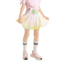 スカート 女の子 キッズ ジュニア 夏物 接触冷感 スポーツ Aライン ショート丈 ナイロン UVカット 軽量 涼しい 通気性 快適 普段使い 通学 アクティブウェア