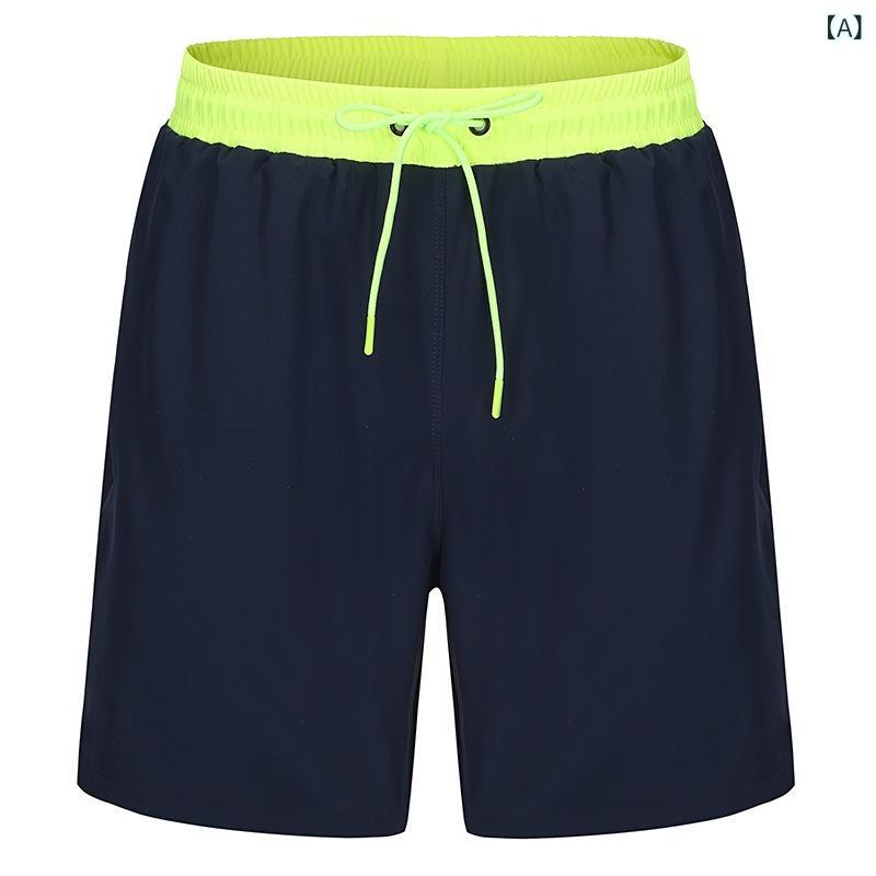 水着 メンズ スイムパンツ インナーメッシュ付き ショートパンツ ビーチ プール 海水浴 リゾート カジュアル 透け防止 速乾性 ゆったり サーフパンツ ハーフパンツ ネオンカラー ダークブルー オレンジ ネオングリーン 総柄 グレー ブラック 男性用