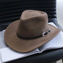 ハット レディース メンズ 風 カウボーイ ジャズハット フェルト ウール ワイド 広つば カジュアル 日よけ 紫外線対策 大きいサイズ