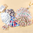 スカートパンツ 女の子 ベビー 小花柄 バルーン ショート丈 夏用 薄手 ゆったり 伸縮性抜群 ポリエステル素材 韓国風カジュアル お出かけ 普段使い