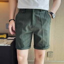ハーフパンツ メンズ ウエストゴム 5分丈 ストレート カジュアル オフィスカジュアル ビジネス 薄手 軽量 通気性 ストレッチ 伸縮性 竹繊維 無地 夏 サマー 普段使い デイリーユース 通勤