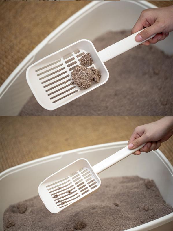 猫 トイレ スコップ シャベル 砂取り 糞 細かい穴 衛生 掃除用品 ペットグッズ ベージュ ピンク グリーン