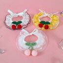 猫 犬 首輪 おしゃれ ペット用品 可愛い サクランボ チョーカー よだれかけ 首飾り アクセサリー 装飾品 ピンク レッド イエロ−