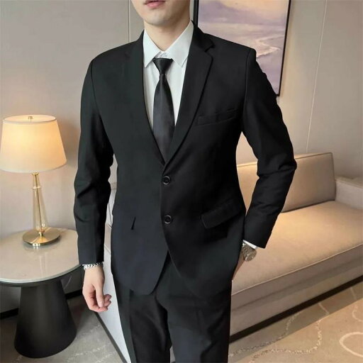 スーツ メンズ スリーピース セットアップ ビジネス フォーマル 礼服 結婚式 新郎 ブライダル 韓流 スリムフィット 細身 テーラードジャケット ベスト スラックス 混紡素材 春夏向け スーツ メンズ スリーピース セットアップ ビジネス フォーマル 礼服 結婚式 新郎 ブライダル 韓流 スリムフィット 細身 テーラードジャケット ベスト スラックス 混紡素材 春夏向け