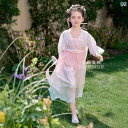 ワンピース 女の子 キッズ 子供服 漢服 中国風 民族衣装 2点セット ノースリーブワンピース カーディガン セットアップ ポリエステル 夏物 発表会 イベント お祭り お出かけ 普段使い フォーマル