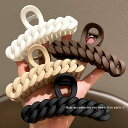 ヘアクリップ レディース 女性用 マット チェーン バンスクリップ シャーククリップ まとめ髪 アップヘア お風呂上がり バスタイム 洗顔 ミルクティー色 ブラック ライトブラウン ハンドメイド 韓国風 フェミニン 大人かわいい