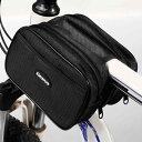 自転車バッグ マウンテンバイク ロードバイク用 トップチューブバッグ フレームバッグ 合成皮革 1.8リットル 大容量 ブラック ブルー レッド