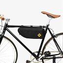 自転車バッグ レディース 女性用 サイクリング フレームバッグ トップチューブバッグ ロードバイク マウンテンバイク MTB 小物入れ 収納ポーチ アクセサリーポーチ ブラック
