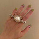 シュシュ レディース パール エレガント 上品 高見え ハンドメイド ポニーテール アップスタイル ヘアゴム 髪飾り オフィス 通勤 大人カジュアル